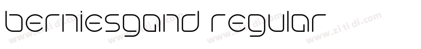 berniesgand regular字体转换 berniesgand regular字体转换